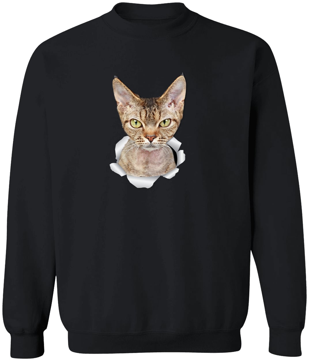 G180 Gildan Crewneck Pullover Sweatshirt - Black