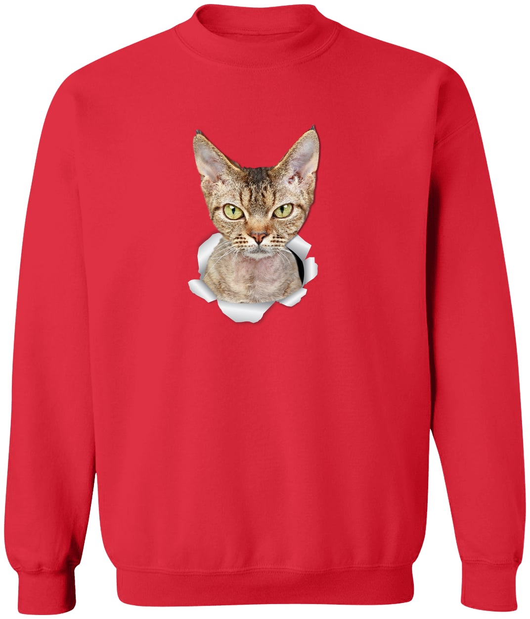 G180 Gildan Crewneck Pullover Sweatshirt - Red