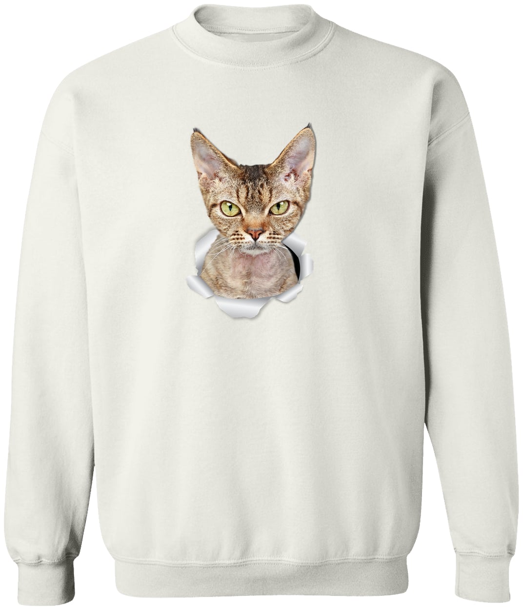 G180 Gildan Crewneck Pullover Sweatshirt - White