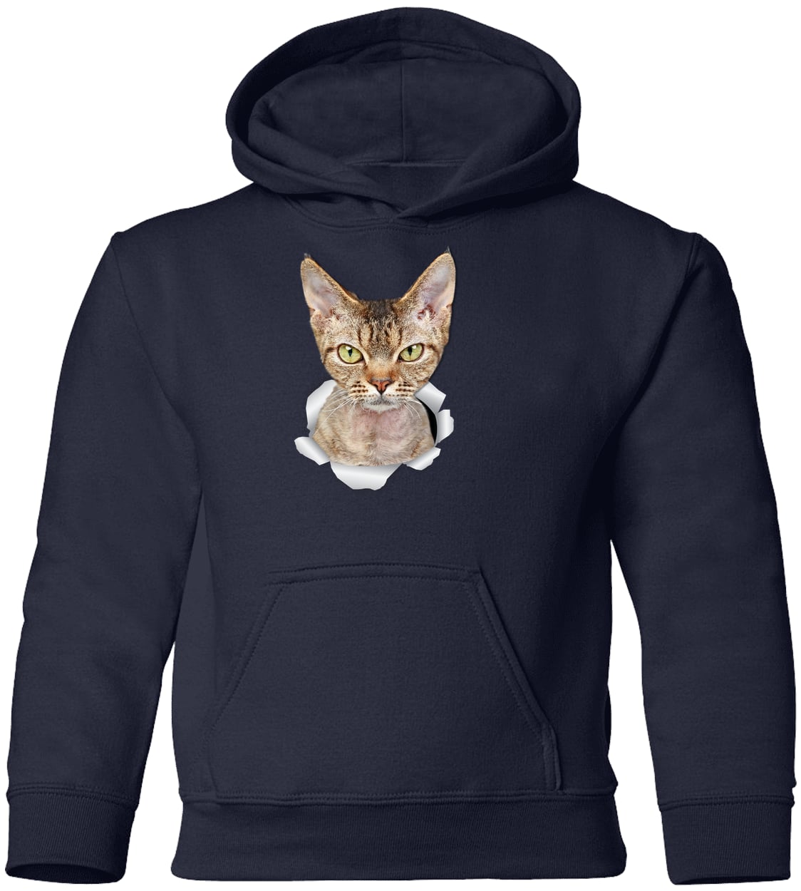 G185B Gildan Youth Pullover Hoodie - Navy