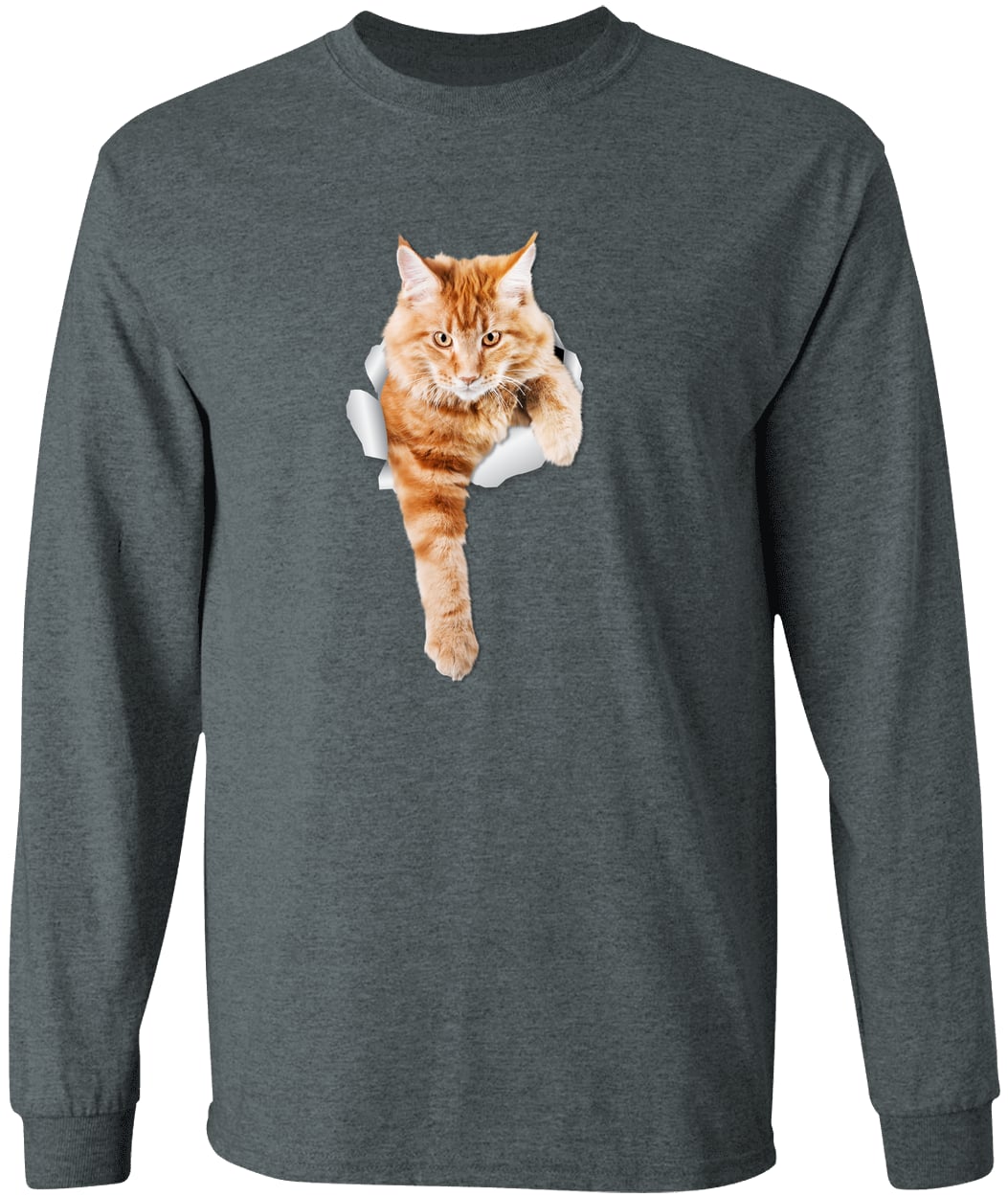 G540 LS T-Shirt 5.3 oz. - Dark Heather