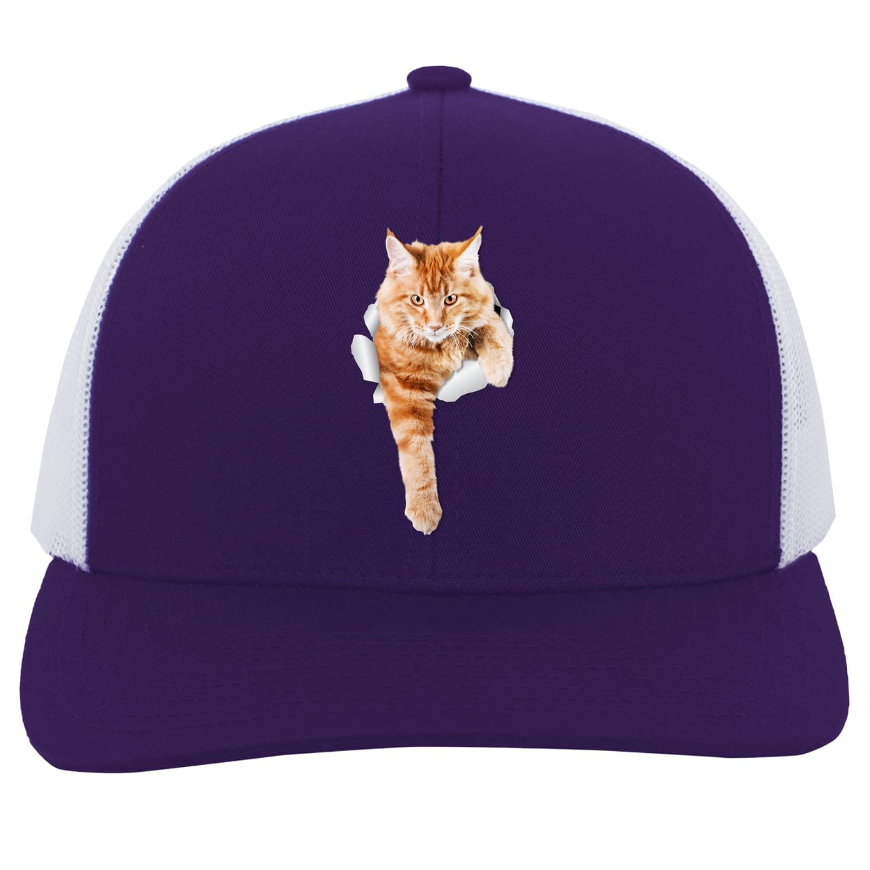 104C Trucker Snap Back - Purple/White
