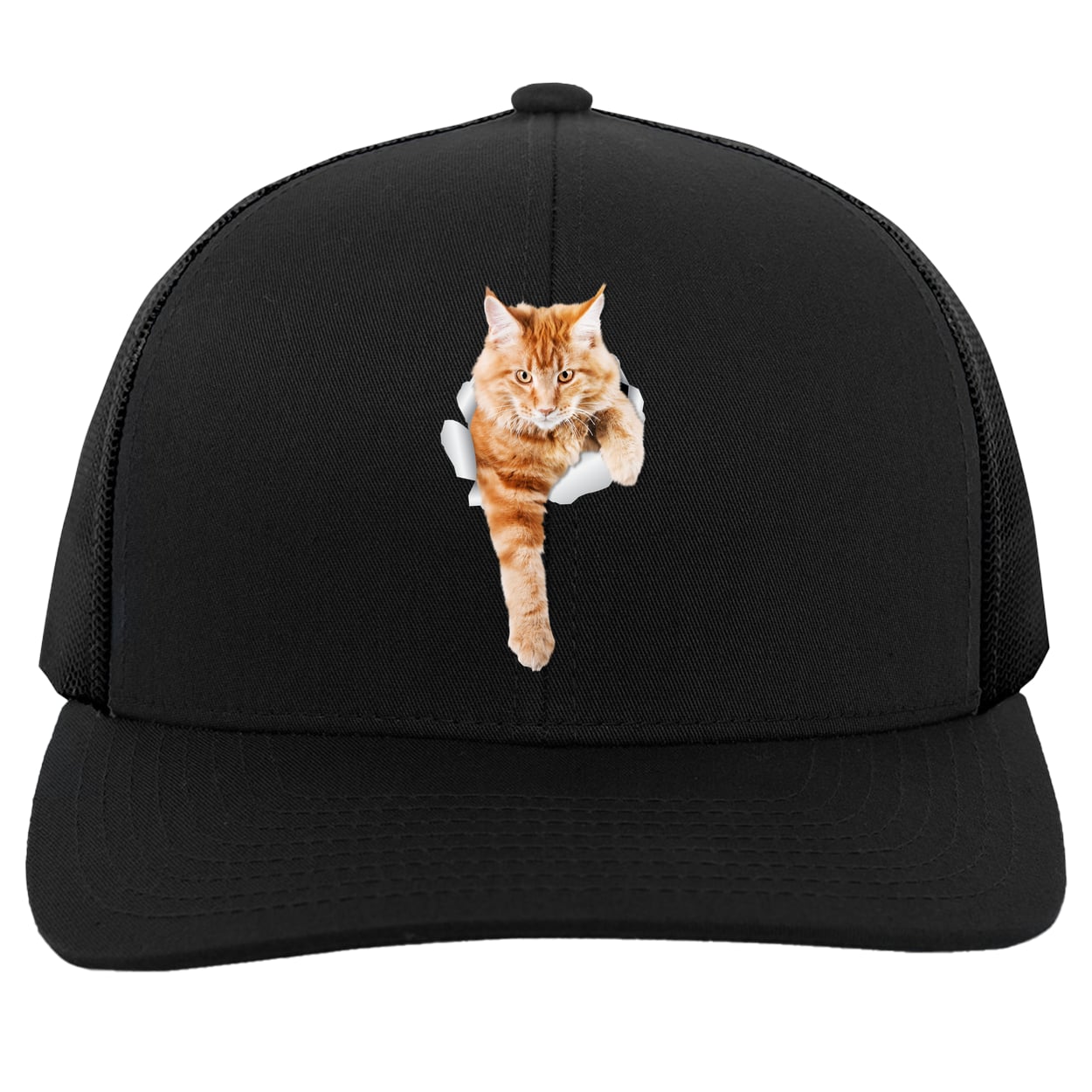 104C Trucker Snap Back - Black