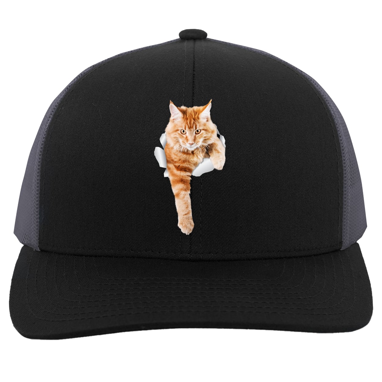 104C Trucker Snap Back - Black/Graphite