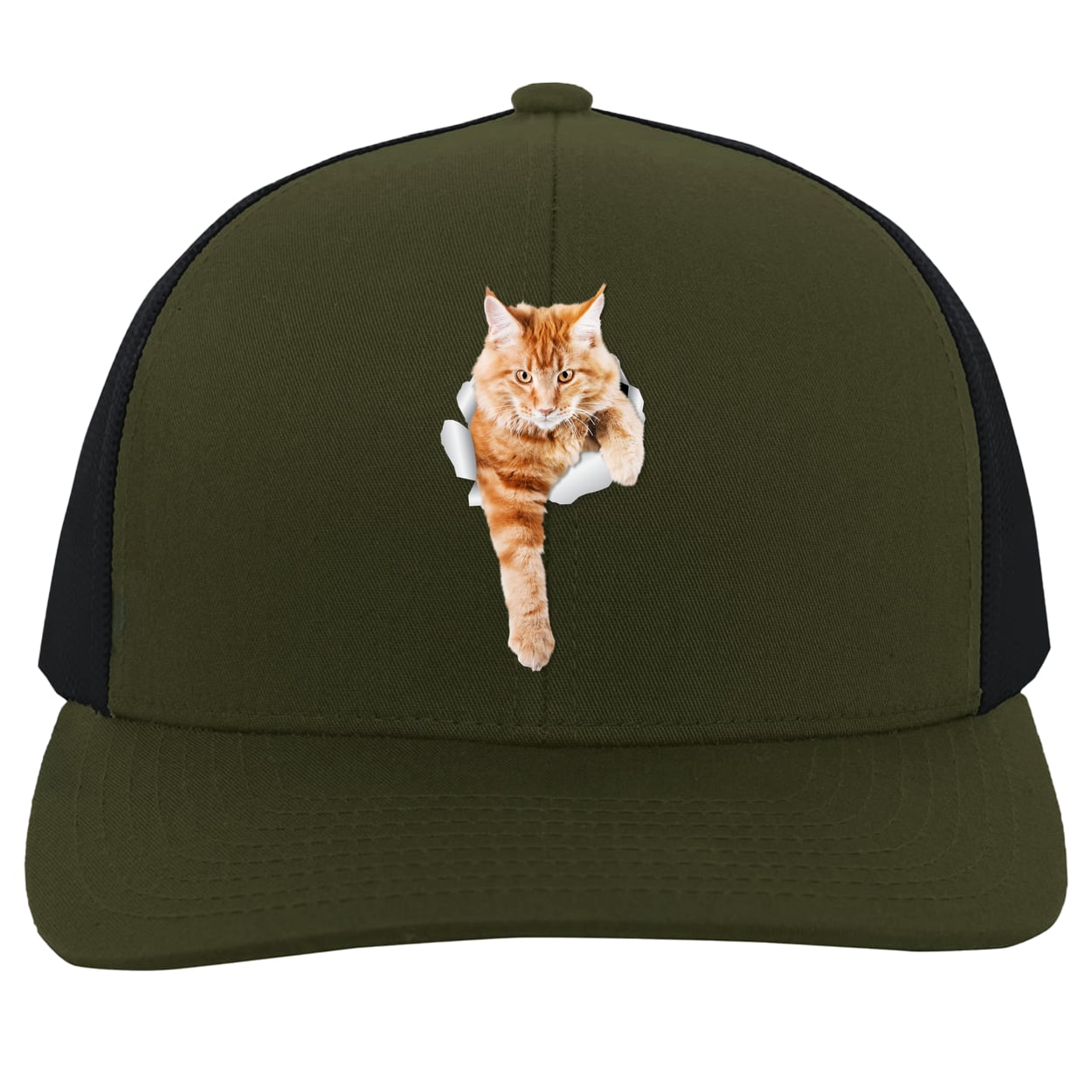 104C Trucker Snap Back - Moss/Charcoal