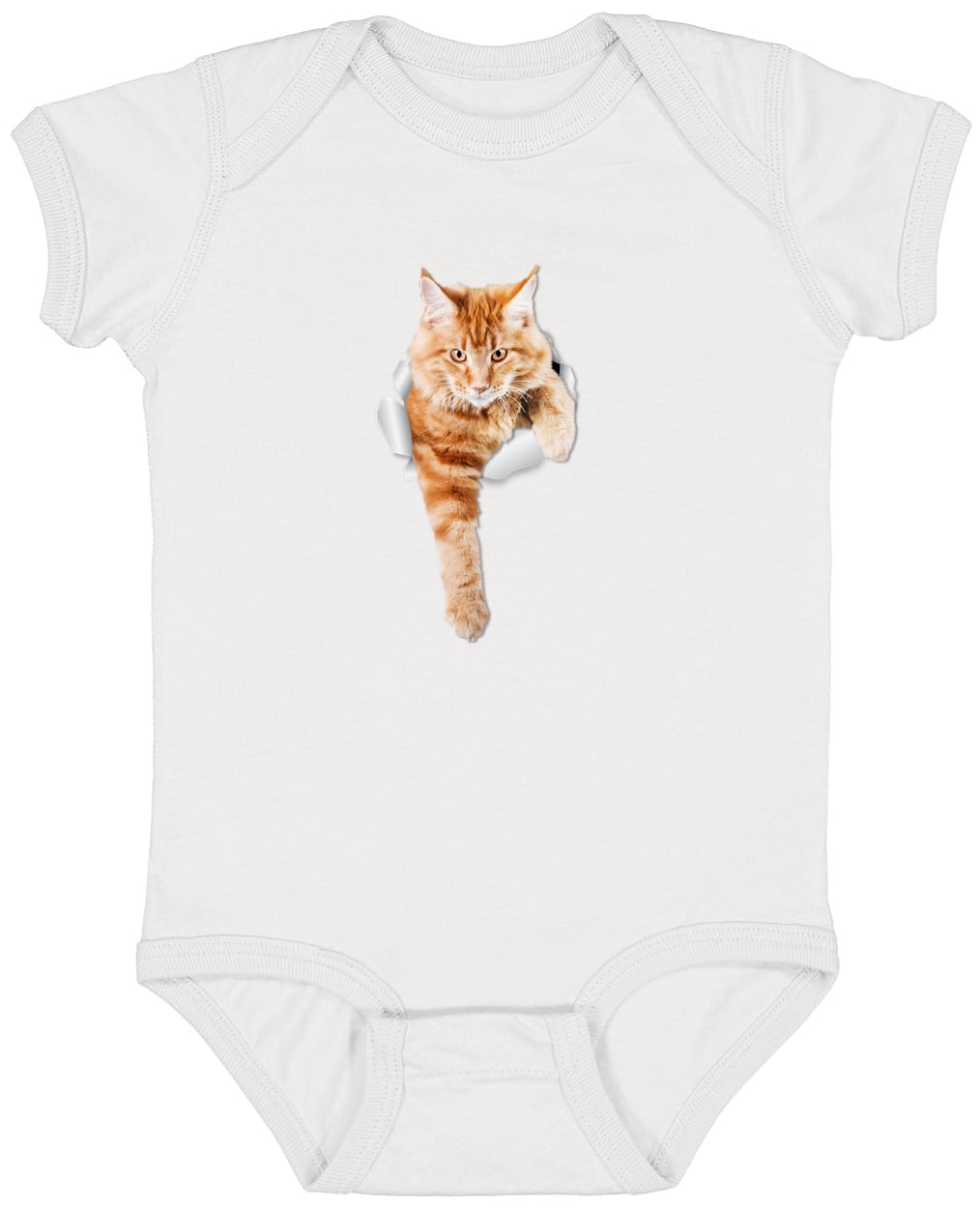 4424 Infant Fine Jersey Bodysuit - White