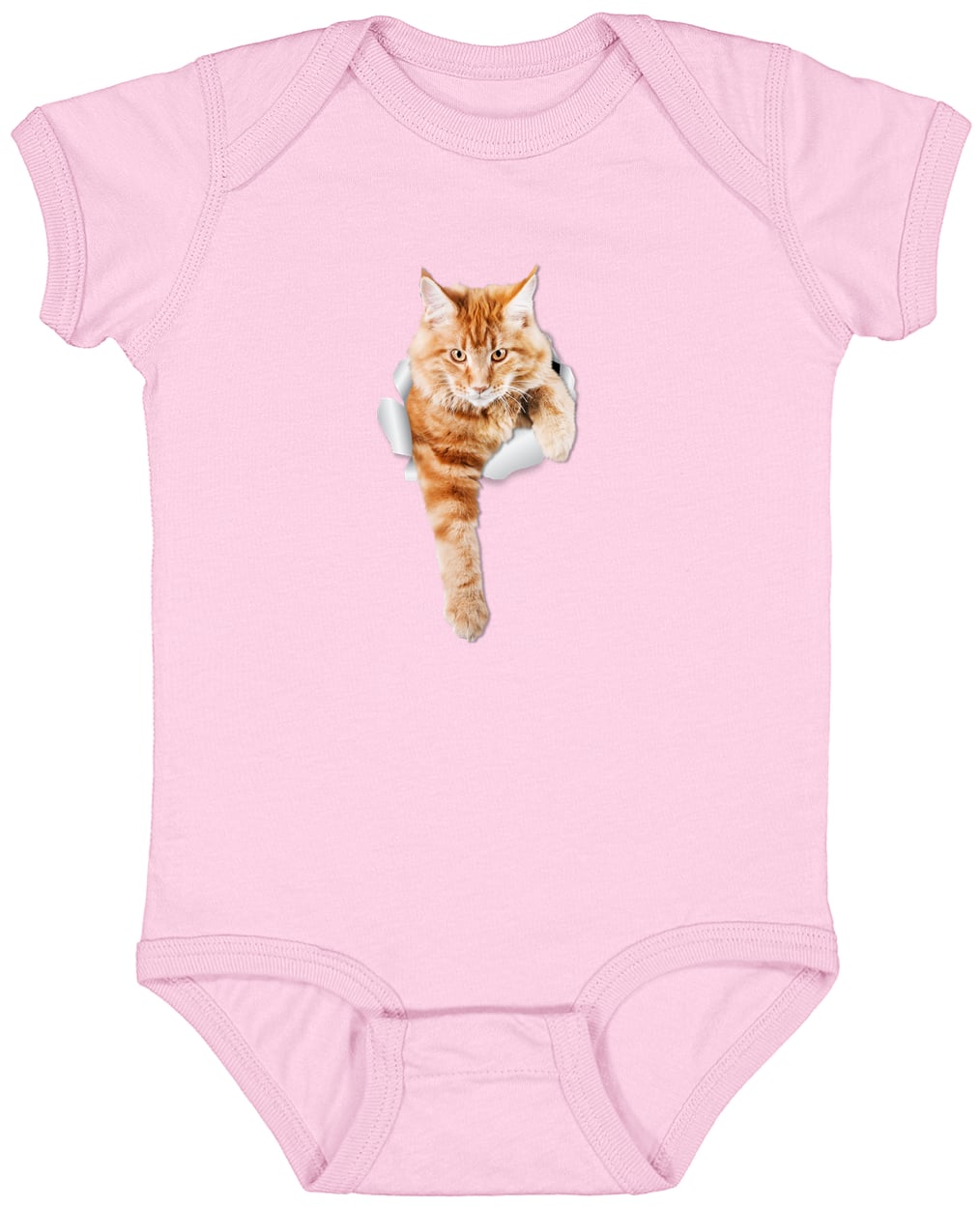 4424 Infant Fine Jersey Bodysuit - Pink