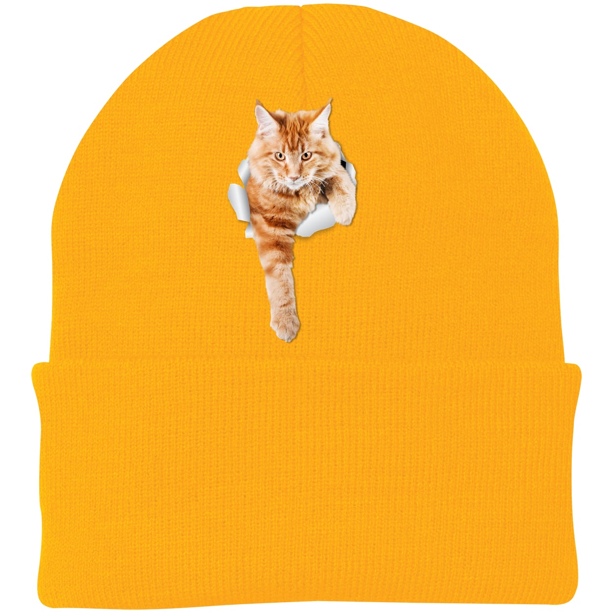 CP90 Port & Company Knit Beanie - Athletic Gold