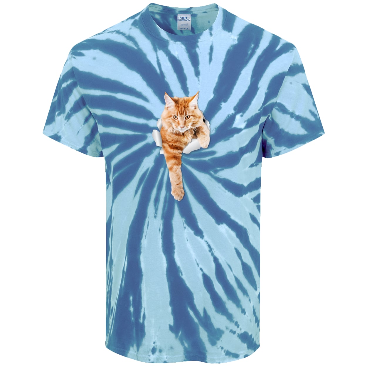 PC147 Port & Company Tie-Dye Tee - Royal
