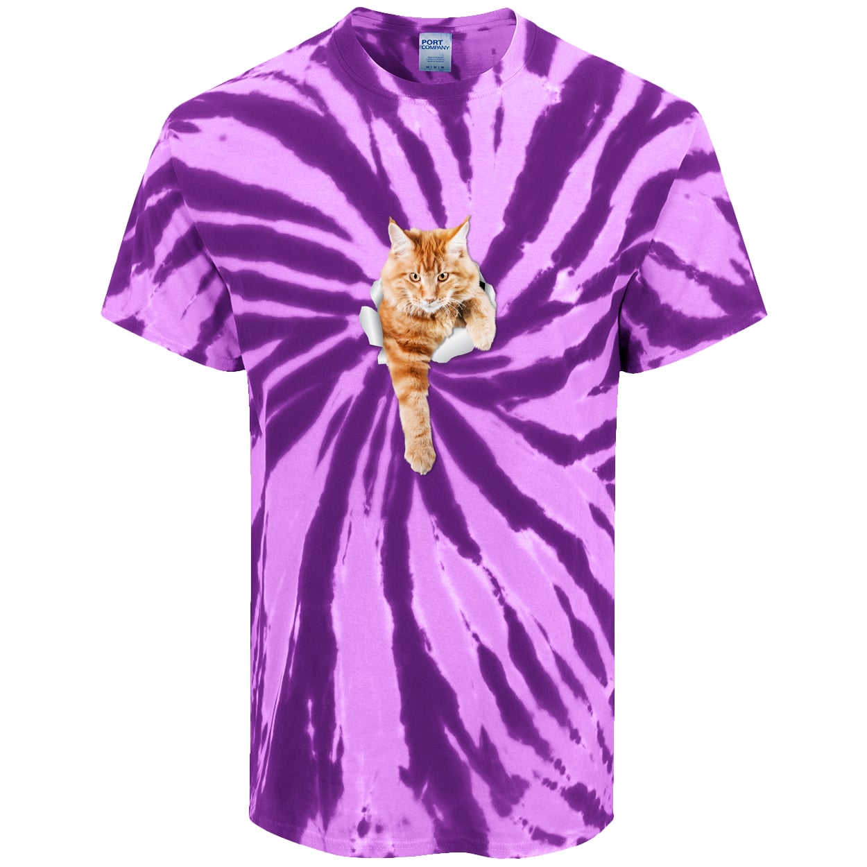 PC147 Port & Company Tie-Dye Tee - Purple