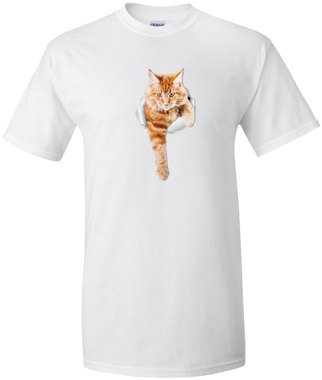 G200T Gildan Mens Tall Ultra Cotton Tee - White