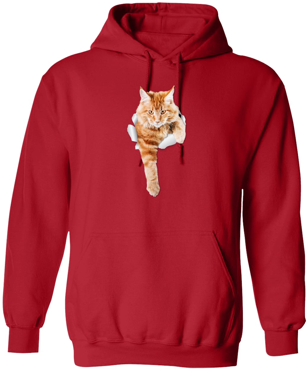 G185 Gildan Pullover Hoodie - Red