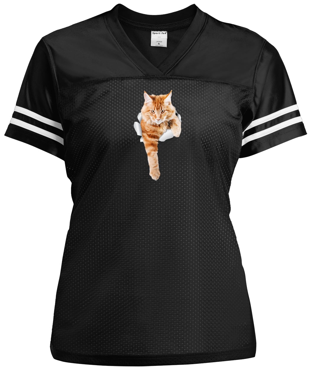 LST307 Sport-Tek Ladies' Replica Jersey - Black/White