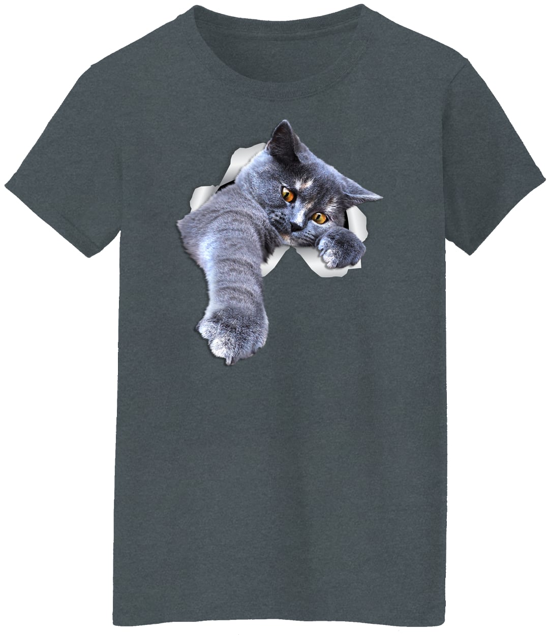 G500L Ladies' 5.3 oz. T-Shirt - Dark Heather