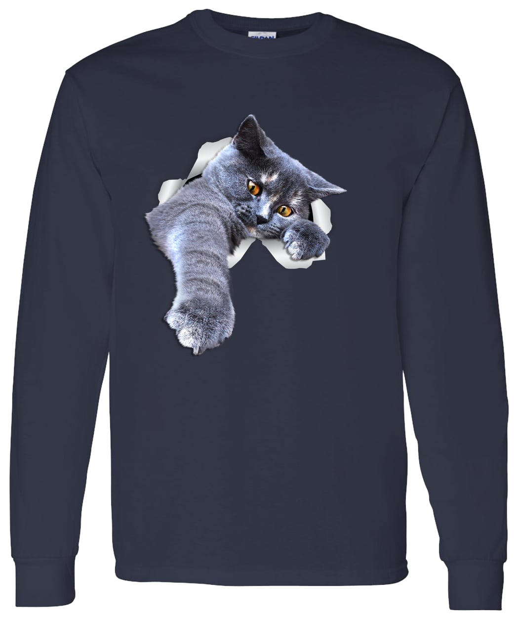 G540 LS T-Shirt 5.3 oz. - Navy