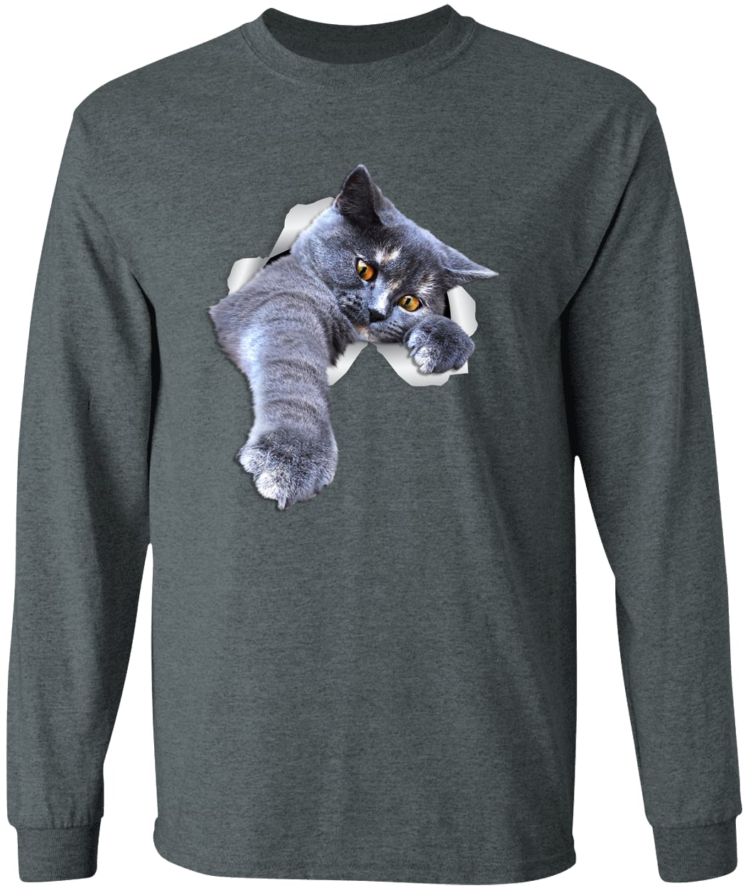 G540 LS T-Shirt 5.3 oz. - Dark Heather