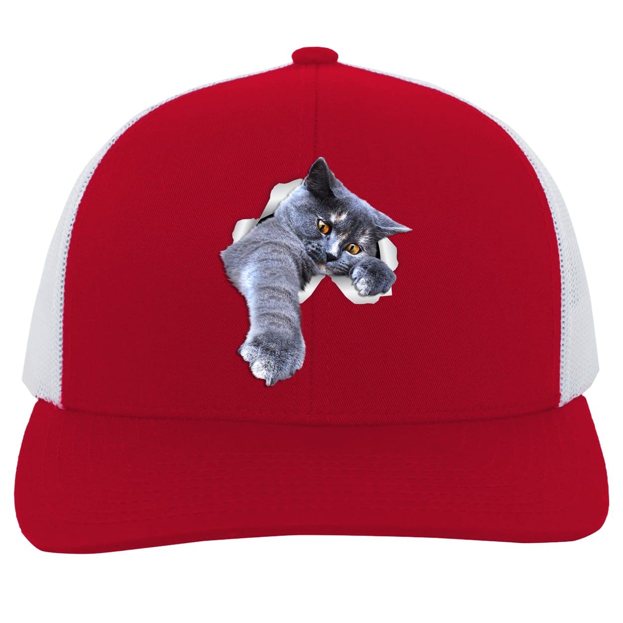 104C Trucker Snap Back - Red/White