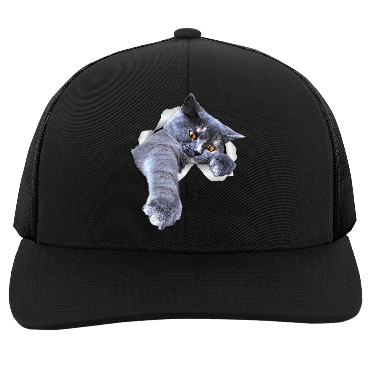 104C Trucker Snap Back - Black