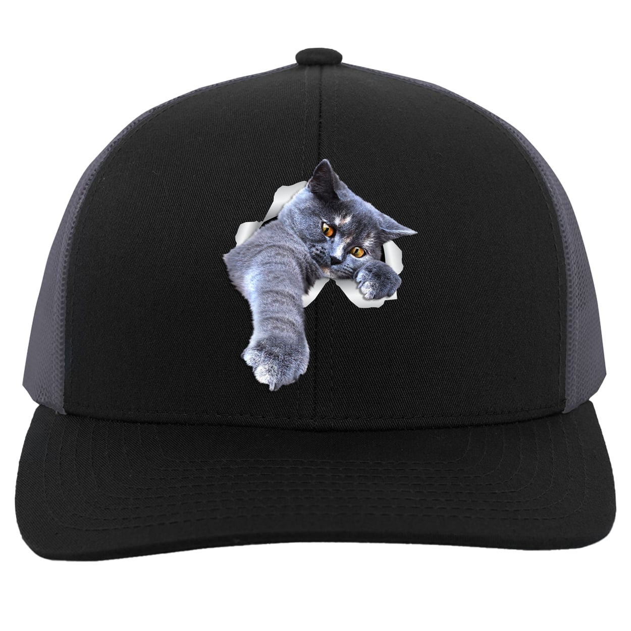 104C Trucker Snap Back - Black/Graphite