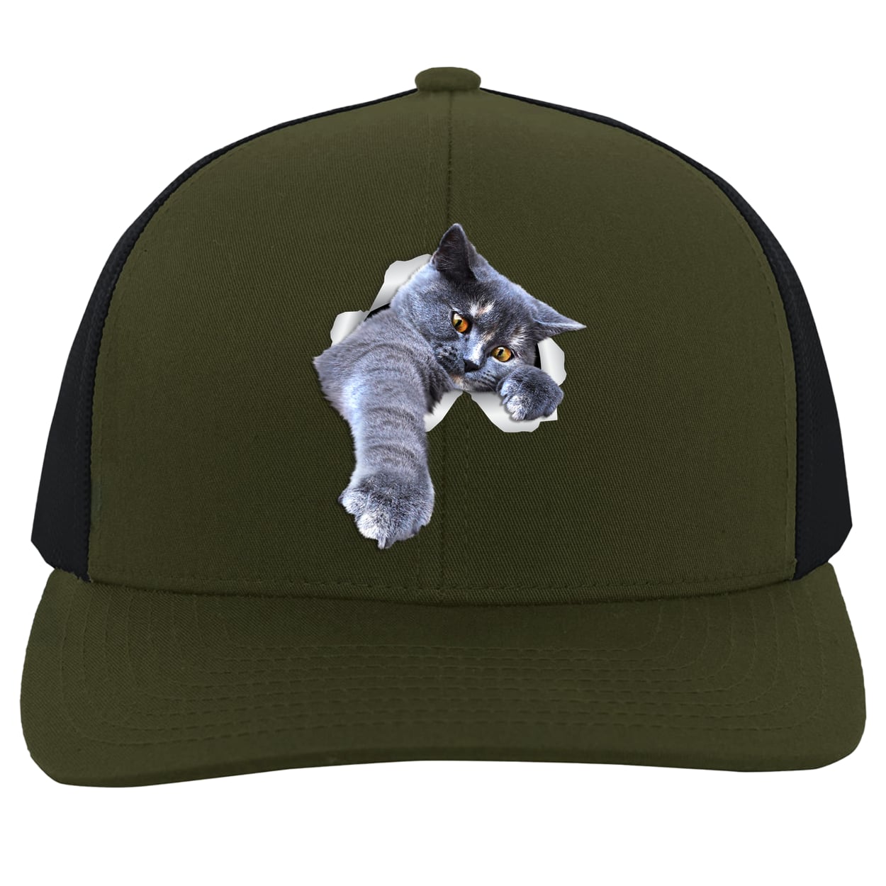 104C Trucker Snap Back - Moss/Charcoal