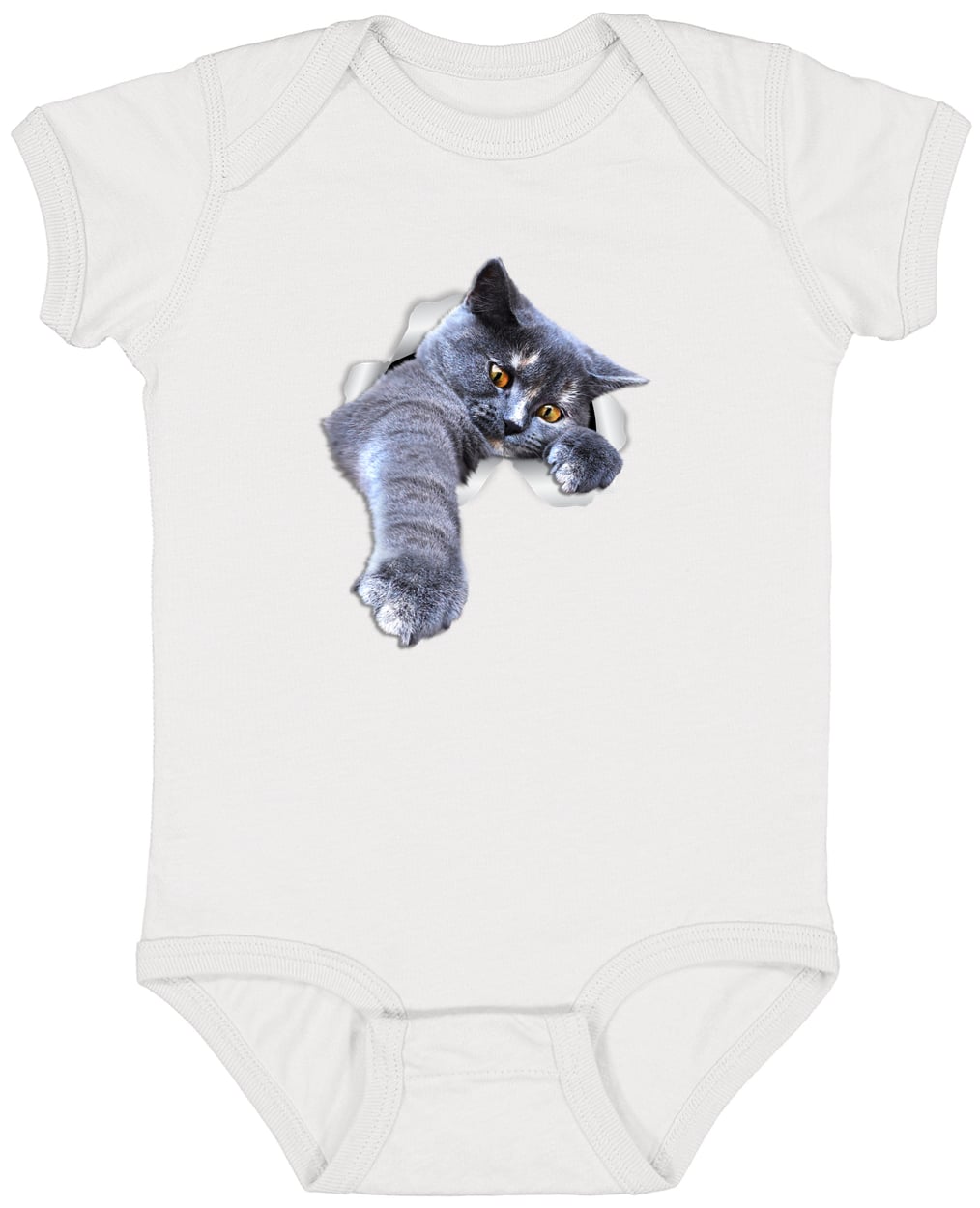 4424 Infant Fine Jersey Bodysuit - White