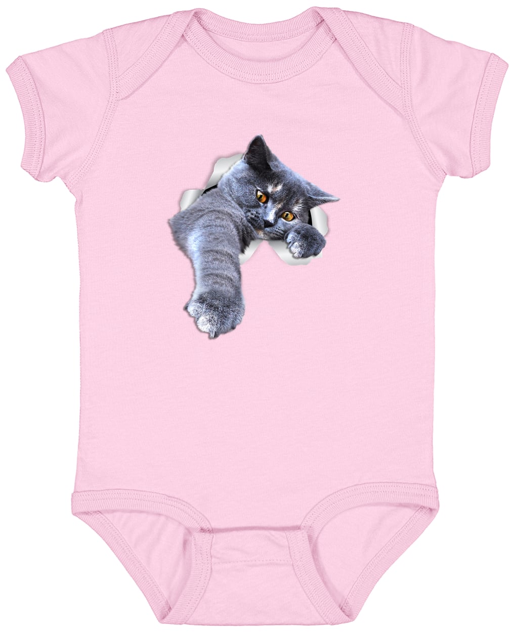 4424 Infant Fine Jersey Bodysuit - Pink