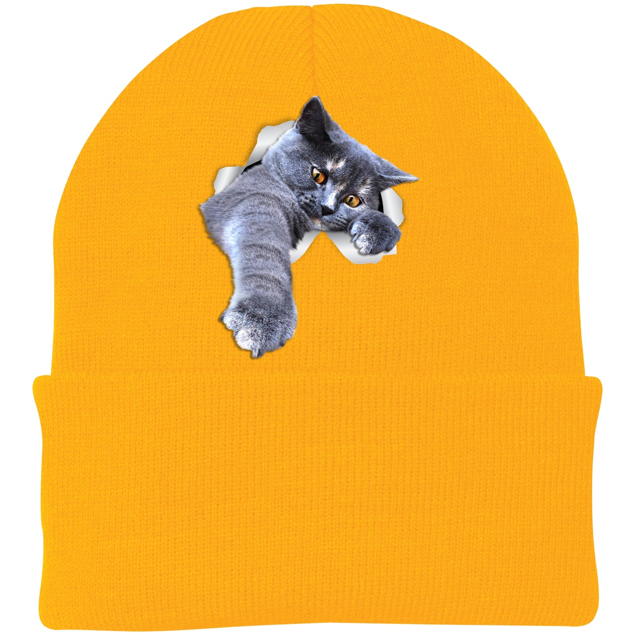 CP90 Port & Company Knit Beanie - Athletic Gold