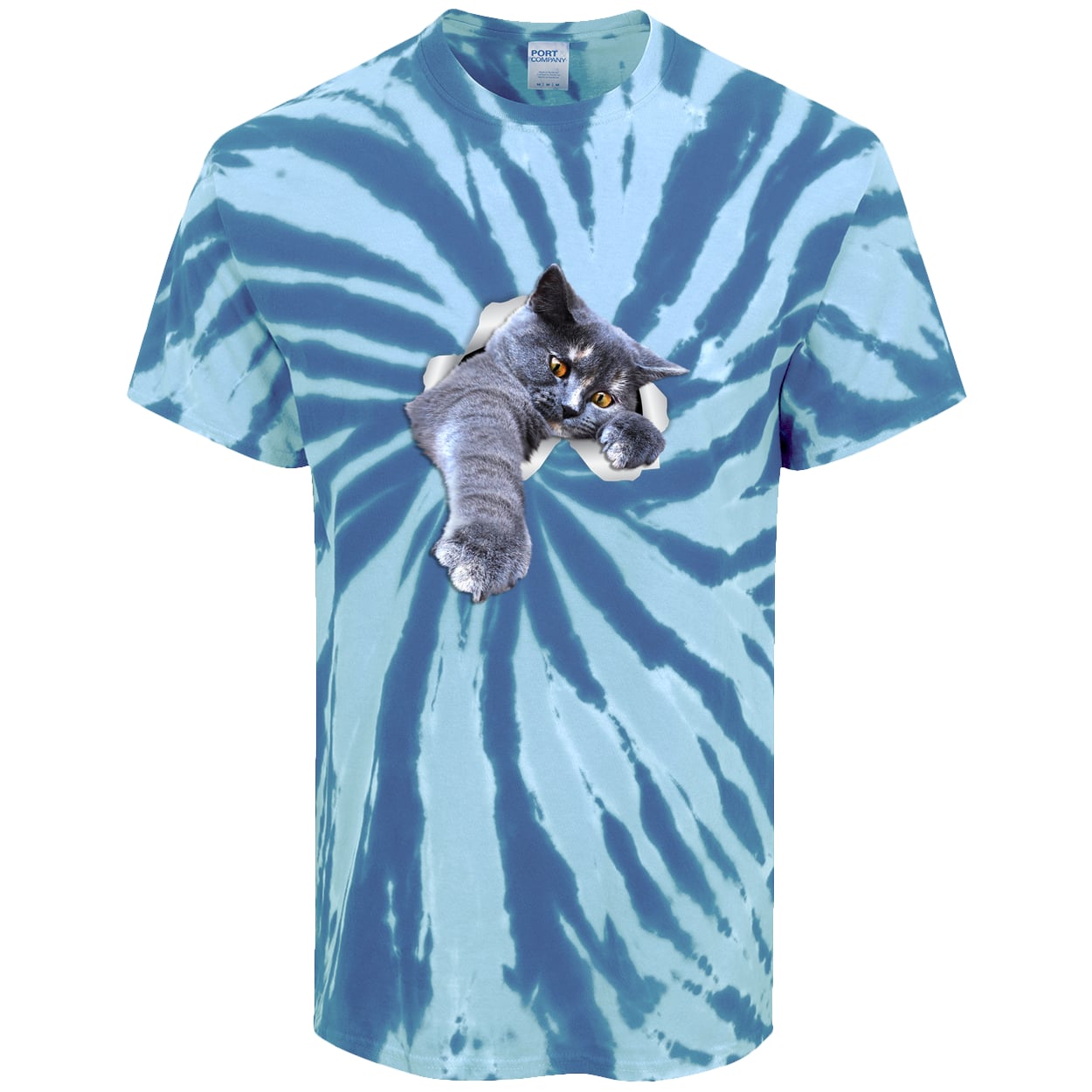 PC147 Port & Company Tie-Dye Tee - Royal