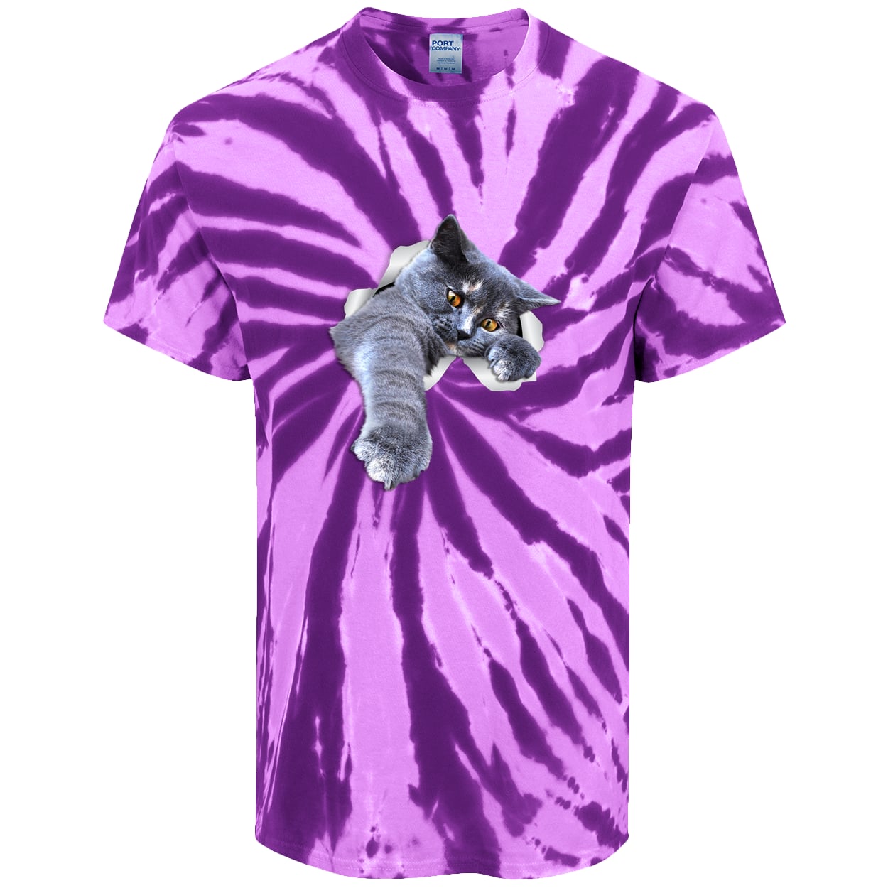 PC147 Port & Company Tie-Dye Tee - Purple