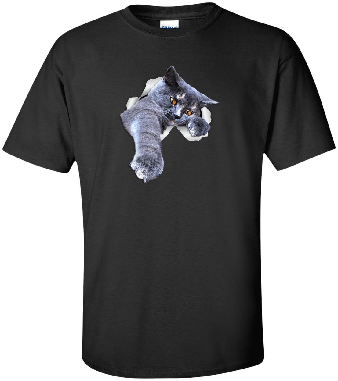 G200T Gildan Mens Tall Ultra Cotton Tee - Black