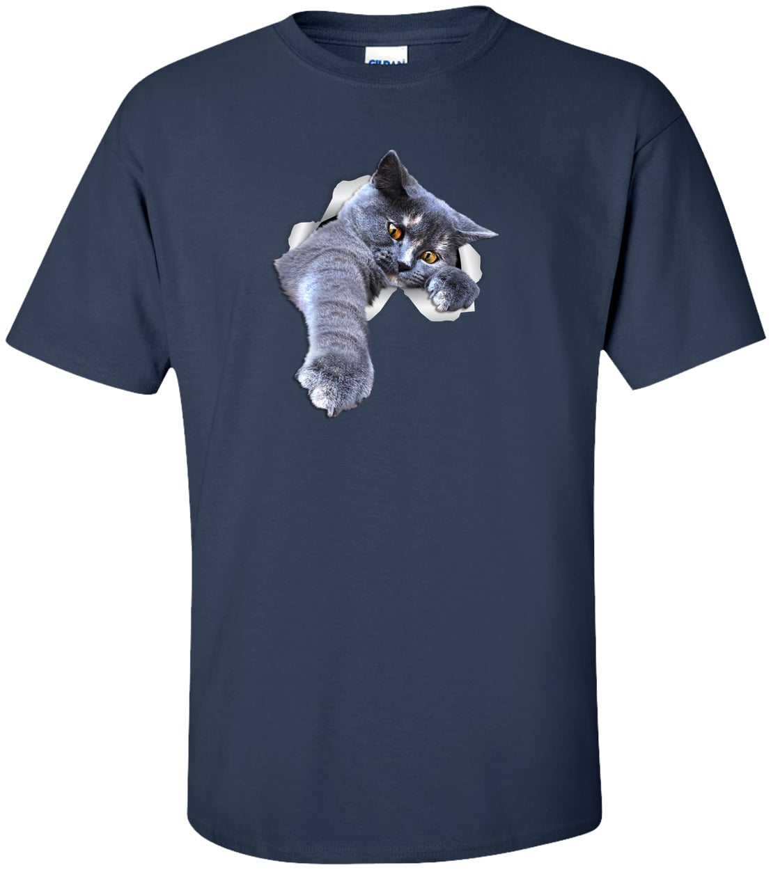 G200T Gildan Mens Tall Ultra Cotton Tee - Navy
