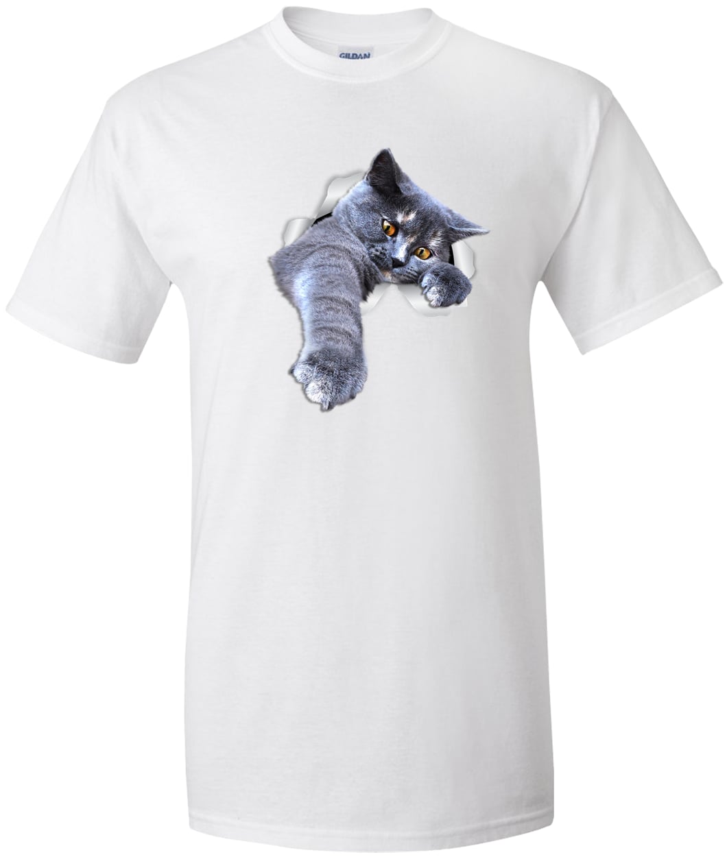 G200T Gildan Mens Tall Ultra Cotton Tee - White