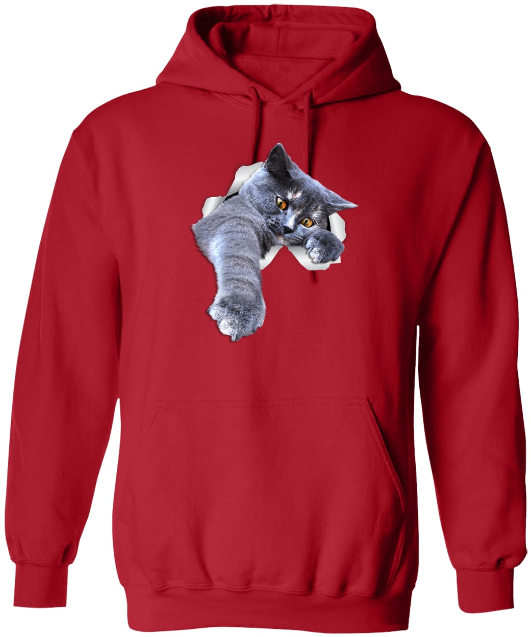 G185 Gildan Pullover Hoodie - Red