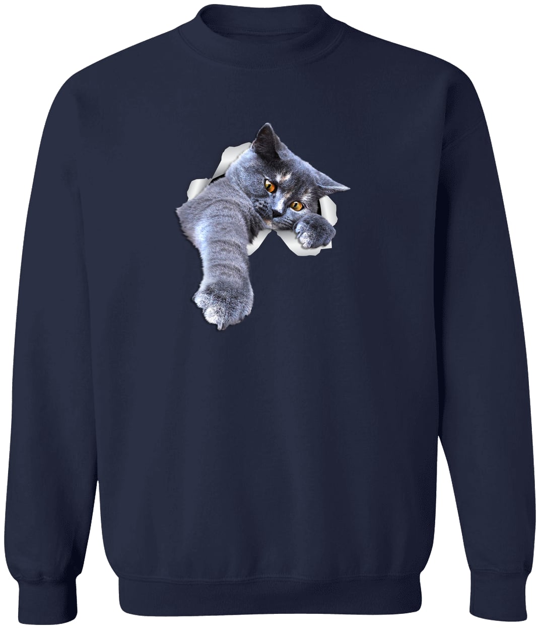 G180 Gildan Crewneck Pullover Sweatshirt - Navy