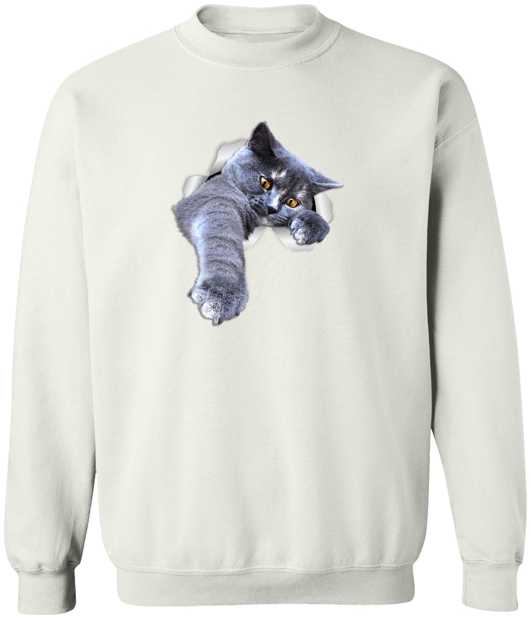 G180 Gildan Crewneck Pullover Sweatshirt - White