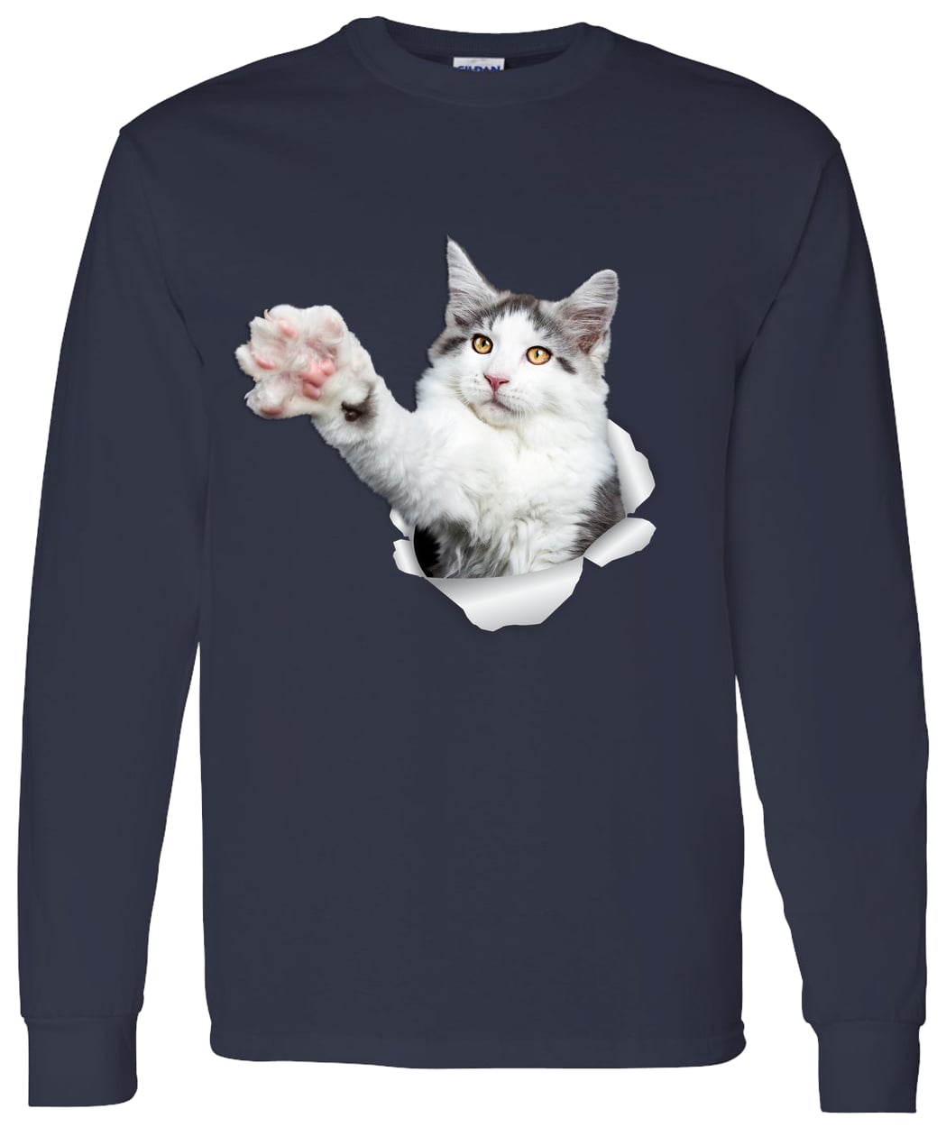 G540 LS T-Shirt 5.3 oz. - Navy