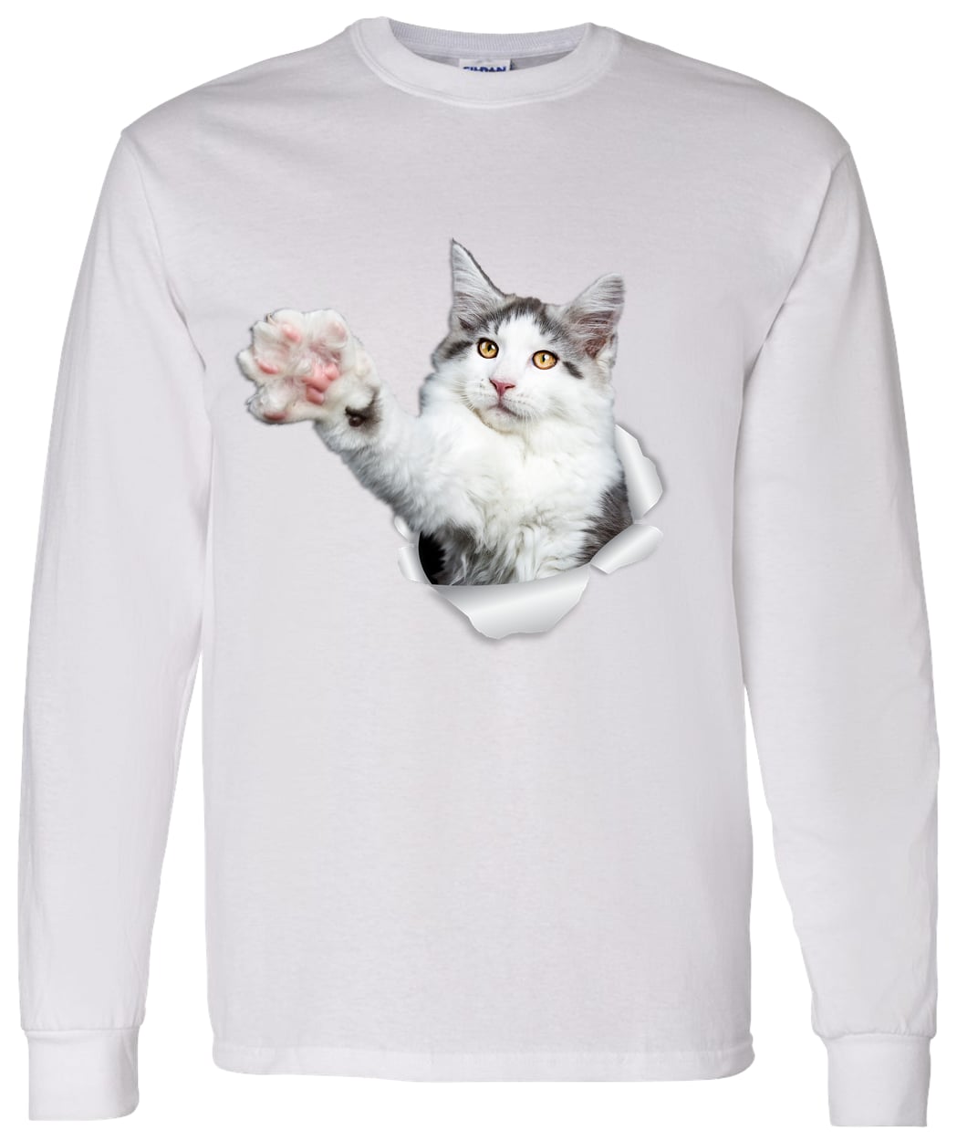 G540 LS T-Shirt 5.3 oz. - White