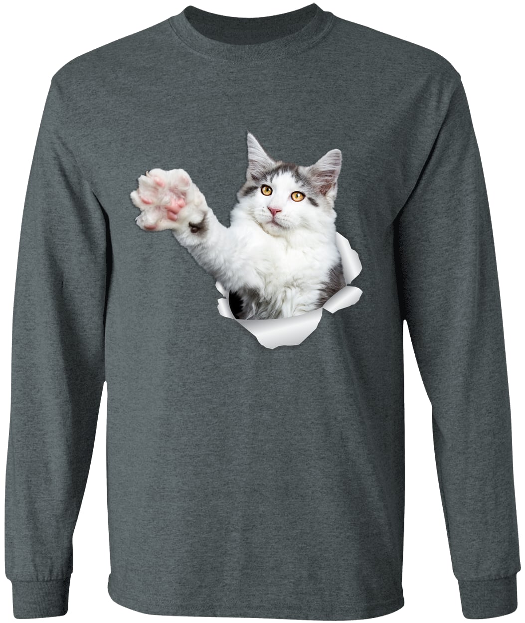 G540 LS T-Shirt 5.3 oz. - Dark Heather