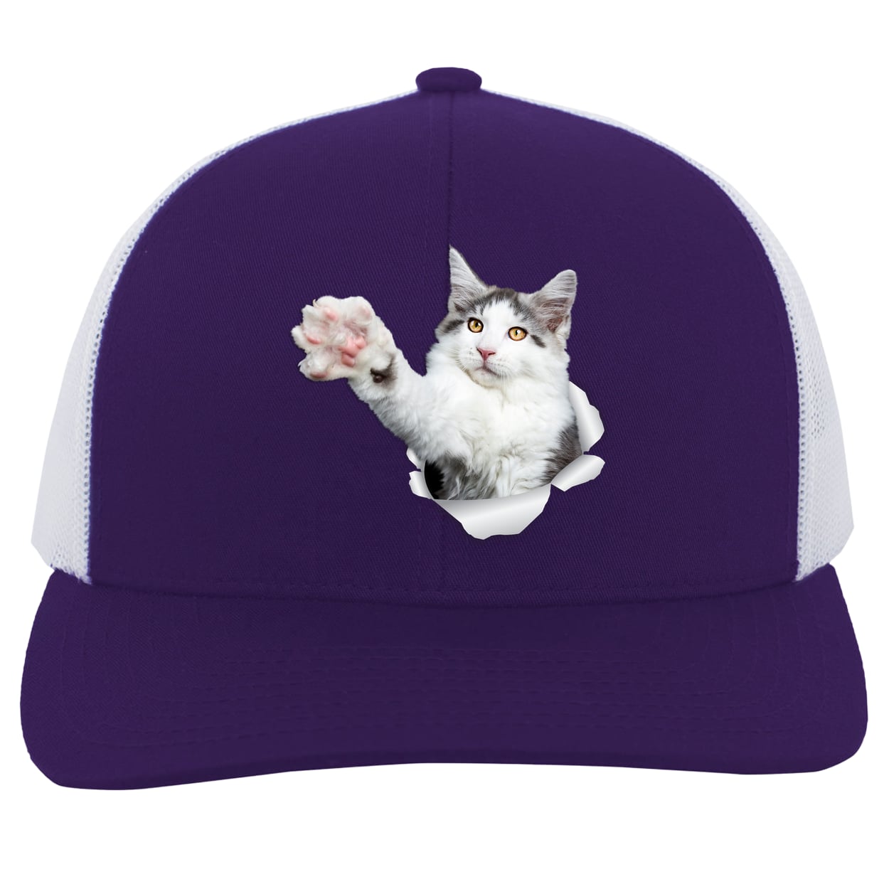 104C Trucker Snap Back - Purple/White