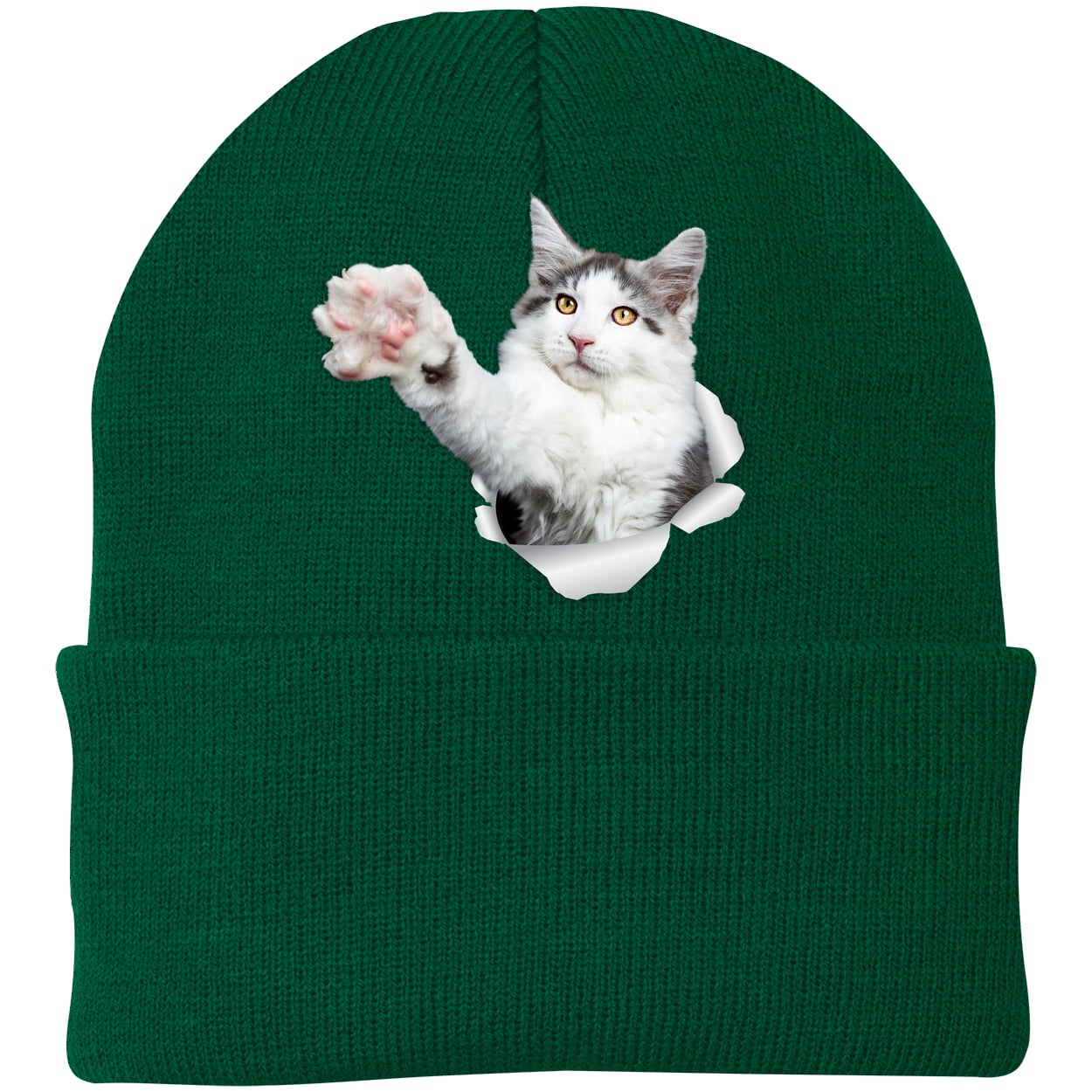 CP90 Port & Company Knit Beanie - Athletic Green
