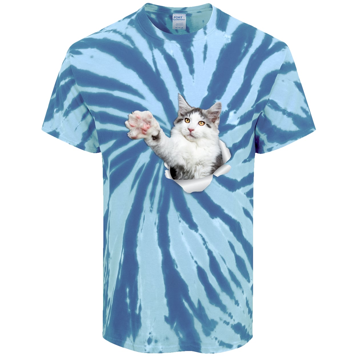 PC147 Port & Company Tie-Dye Tee - Royal
