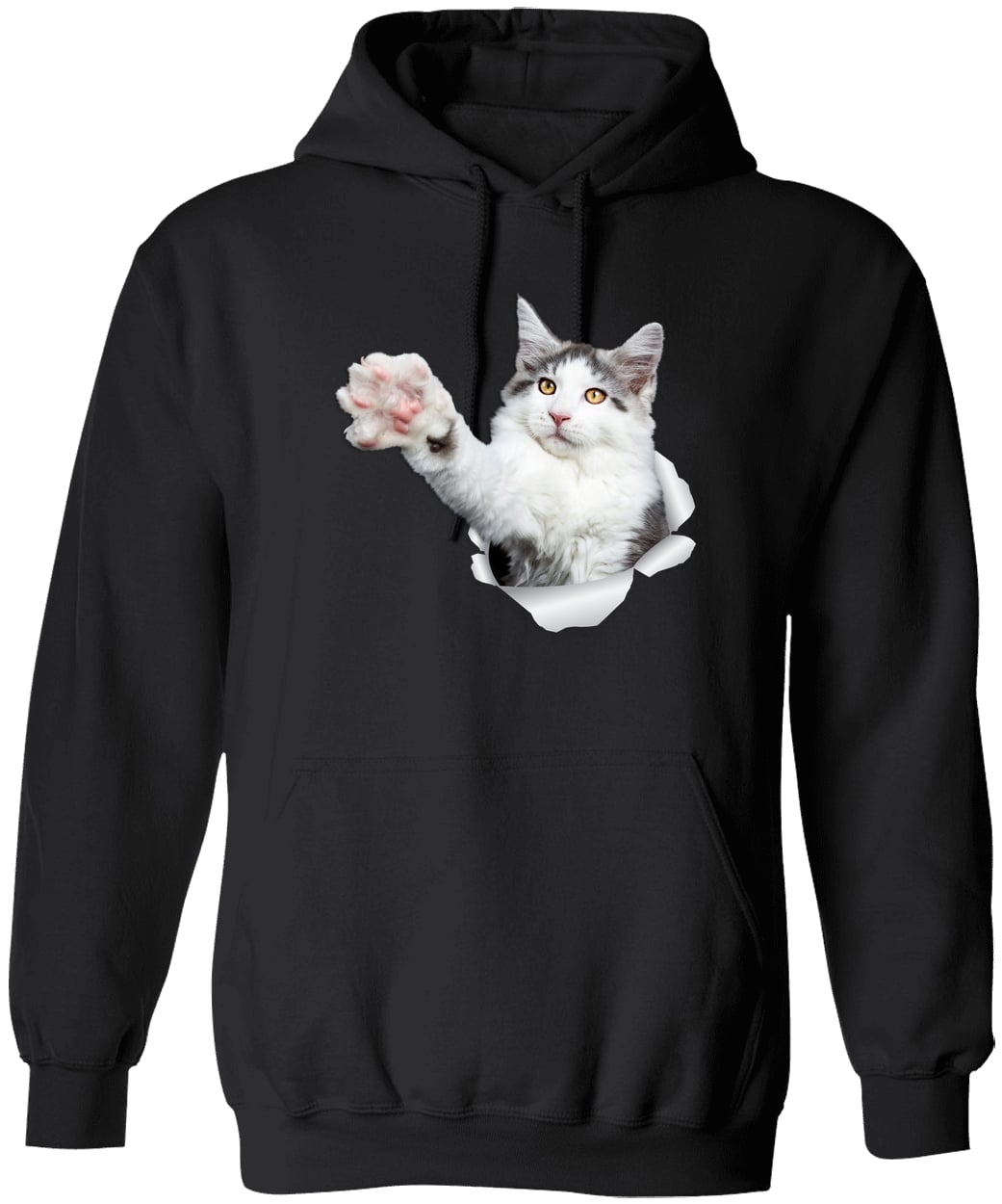 G185 Gildan Pullover Hoodie - Black