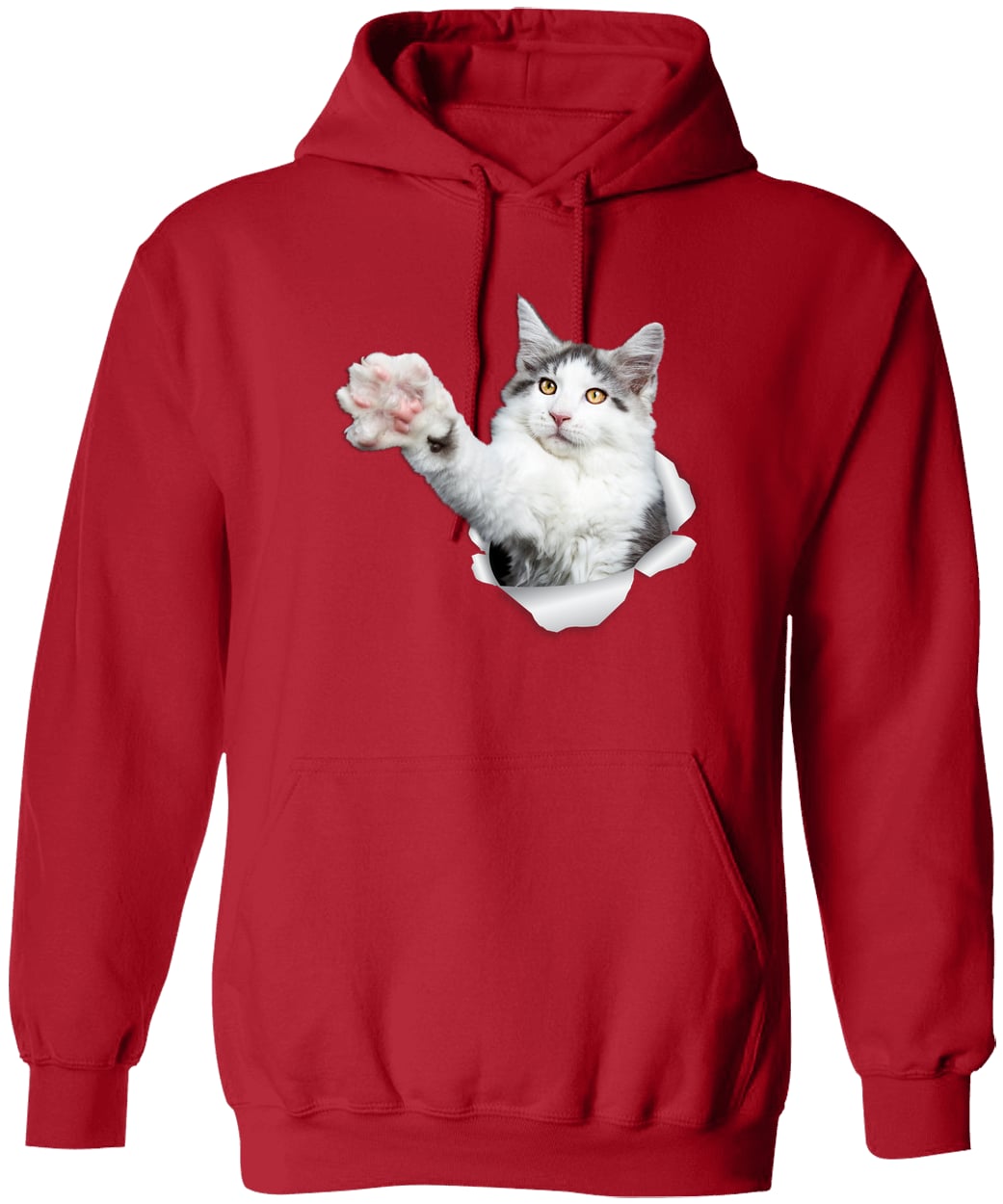 G185 Gildan Pullover Hoodie - Red