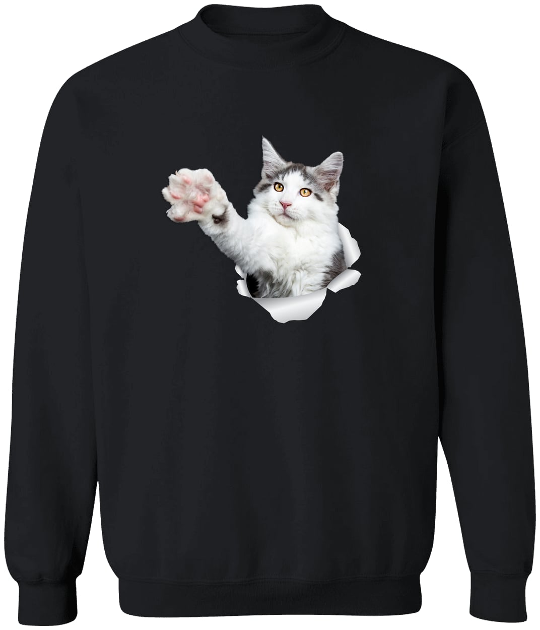 G180 Gildan Crewneck Pullover Sweatshirt - Black