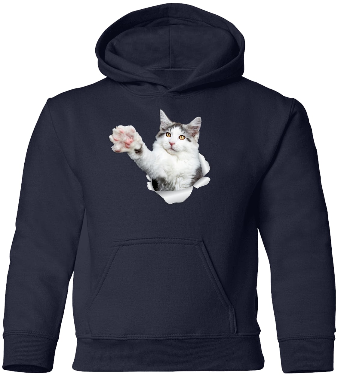 G185B Gildan Youth Pullover Hoodie - Navy