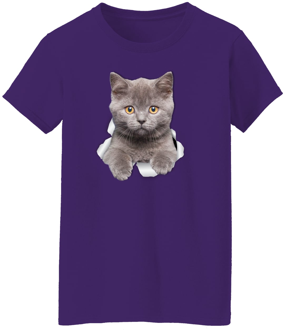 G500L Ladies' 5.3 oz. T-Shirt - Purple