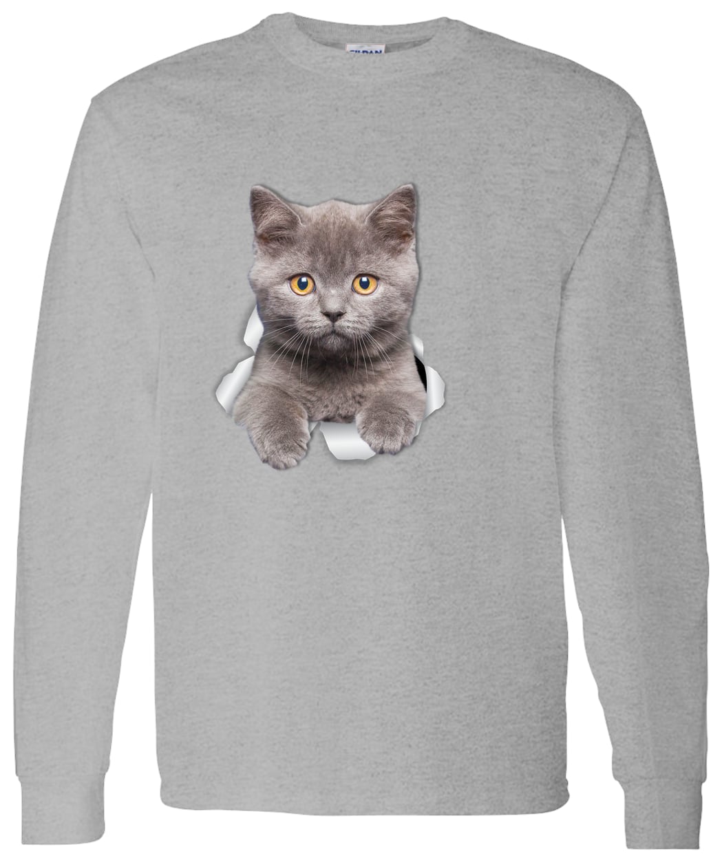 G540 LS T-Shirt 5.3 oz. - Sport Grey