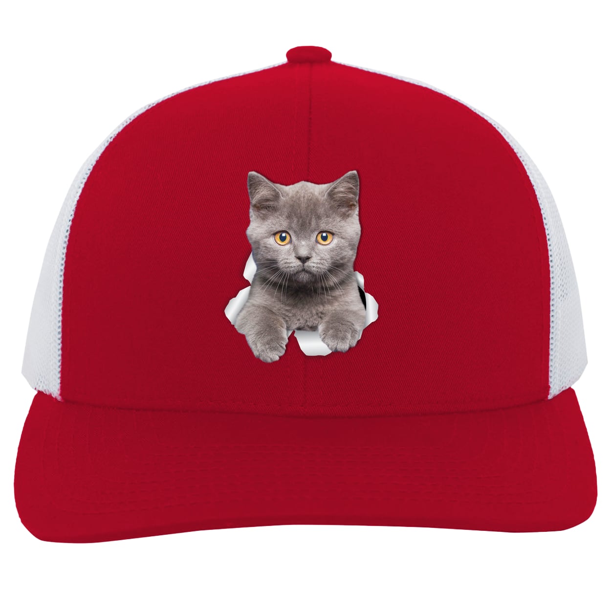 104C Trucker Snap Back - Red/White