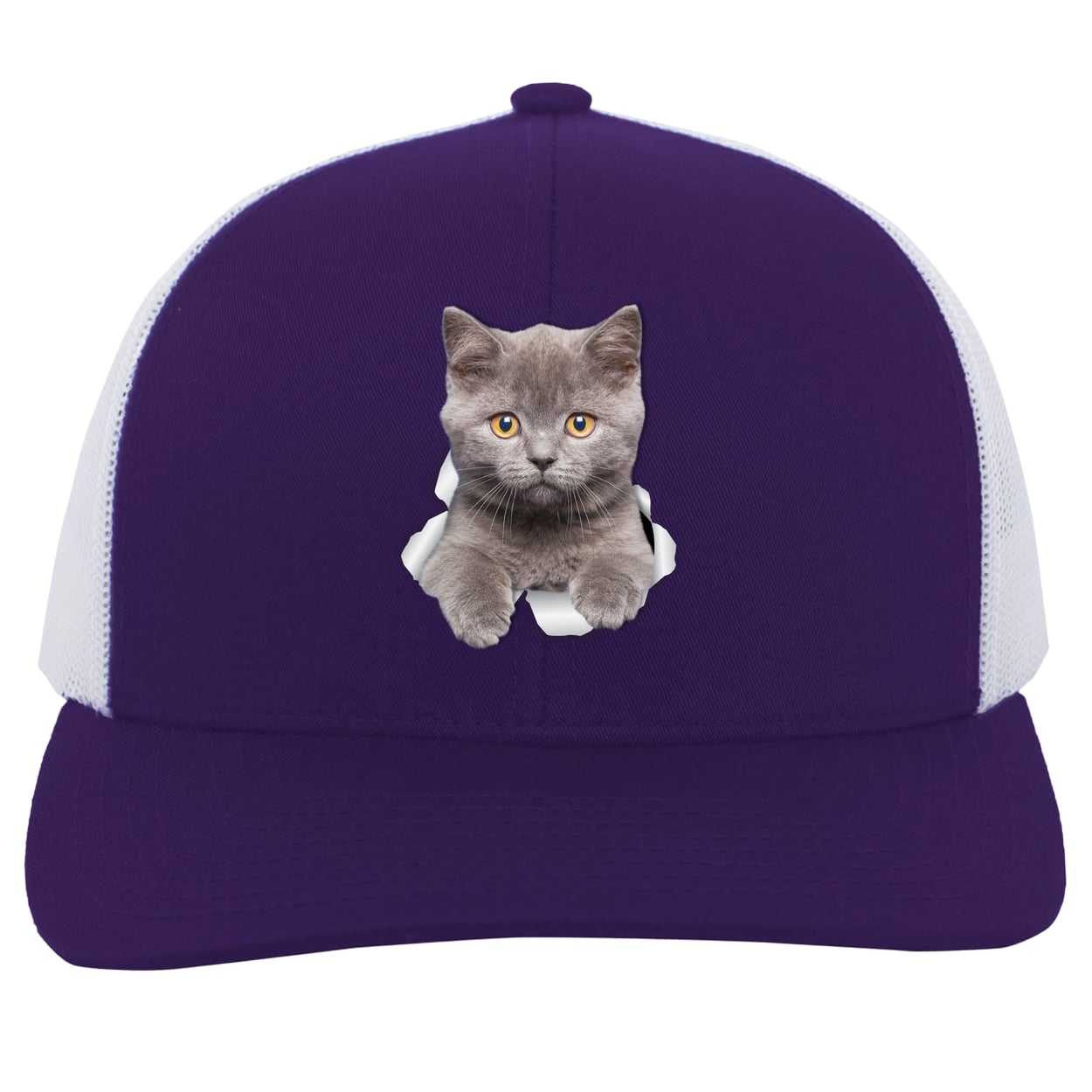 104C Trucker Snap Back - Purple/White