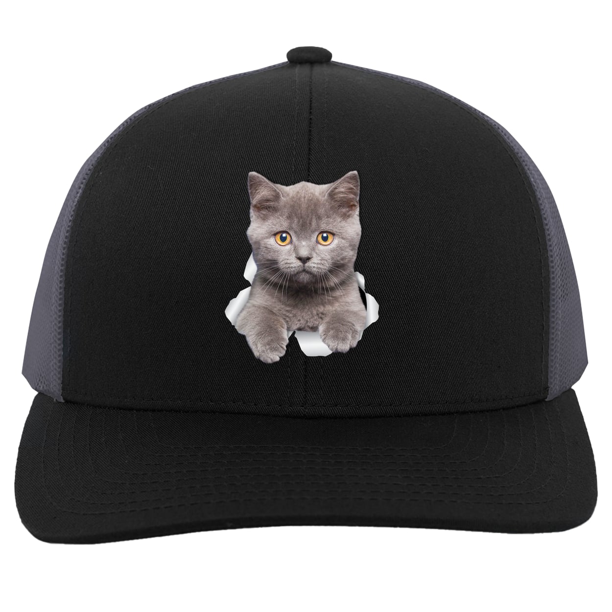 104C Trucker Snap Back - Black/Graphite